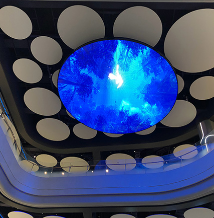 上海西岸鳳巢購(gòu)物中心LED透明屏項(xiàng)目