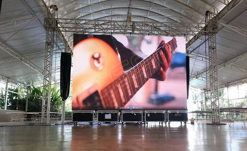 巴西舞臺租賃LED顯示屏 An6.9