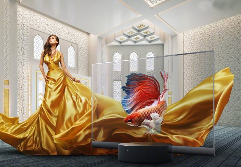 黑科技燃爆，原來(lái)透明屏也能做成電視機(jī)