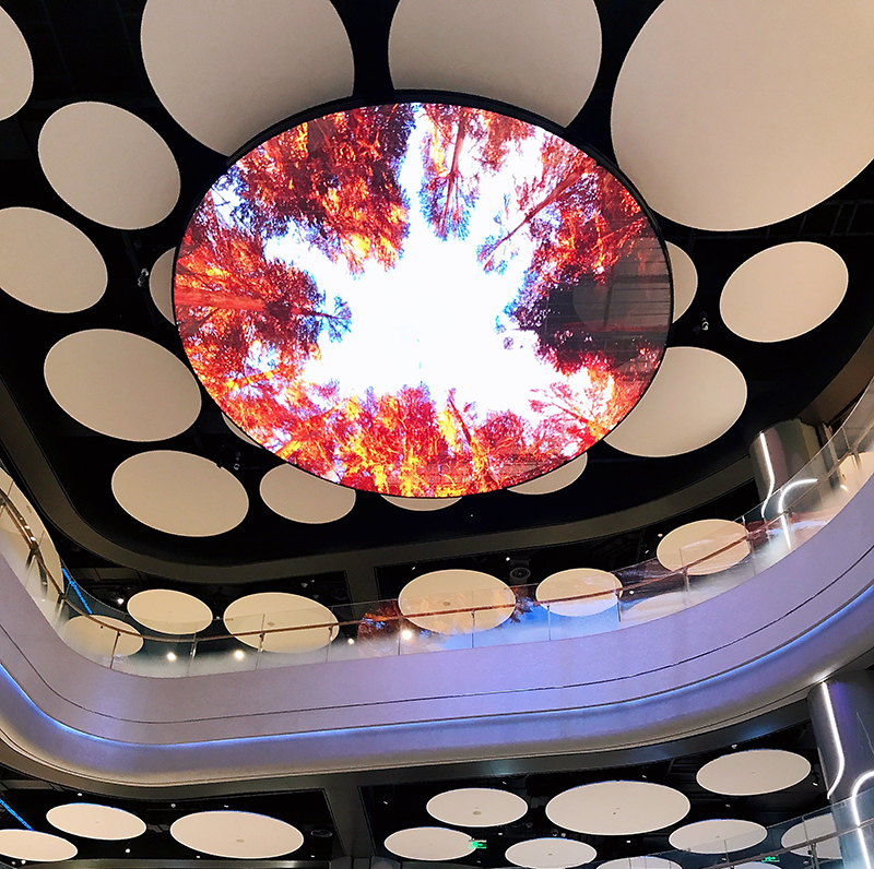 上海西岸鳳巢購(gòu)物中心LED透明屏項(xiàng)目