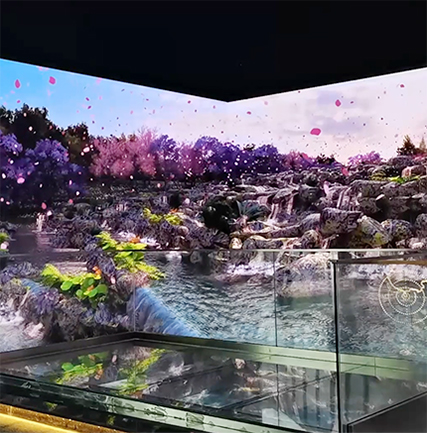 三亞崖州灣科技城產(chǎn)業(yè)促進(jìn)中心四折幕LED租賃屏項(xiàng)目